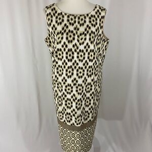 NWOT Anne Klein Sleeveless Animal Print Dress